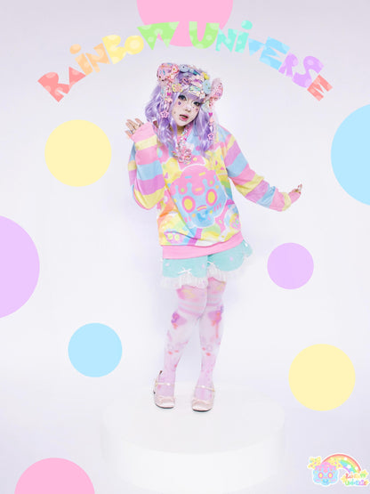Rainbow Universe RUX - Decora Kei Pastel Sweatshirt sweatshirt Rainbow Universe RUX