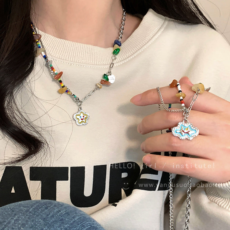 GIRL INSTITUTE - Colorful Bead Dopamine Necklace necklace GIRL INSTITUTE