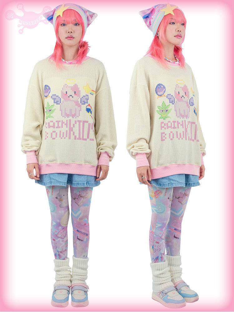 NIHON KIDS - Decora Kei Dopamine Doll Tights tights NIHON KIDS