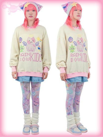 NIHON KIDS - Decora Kei Dopamine Doll Tights tights NIHON KIDS