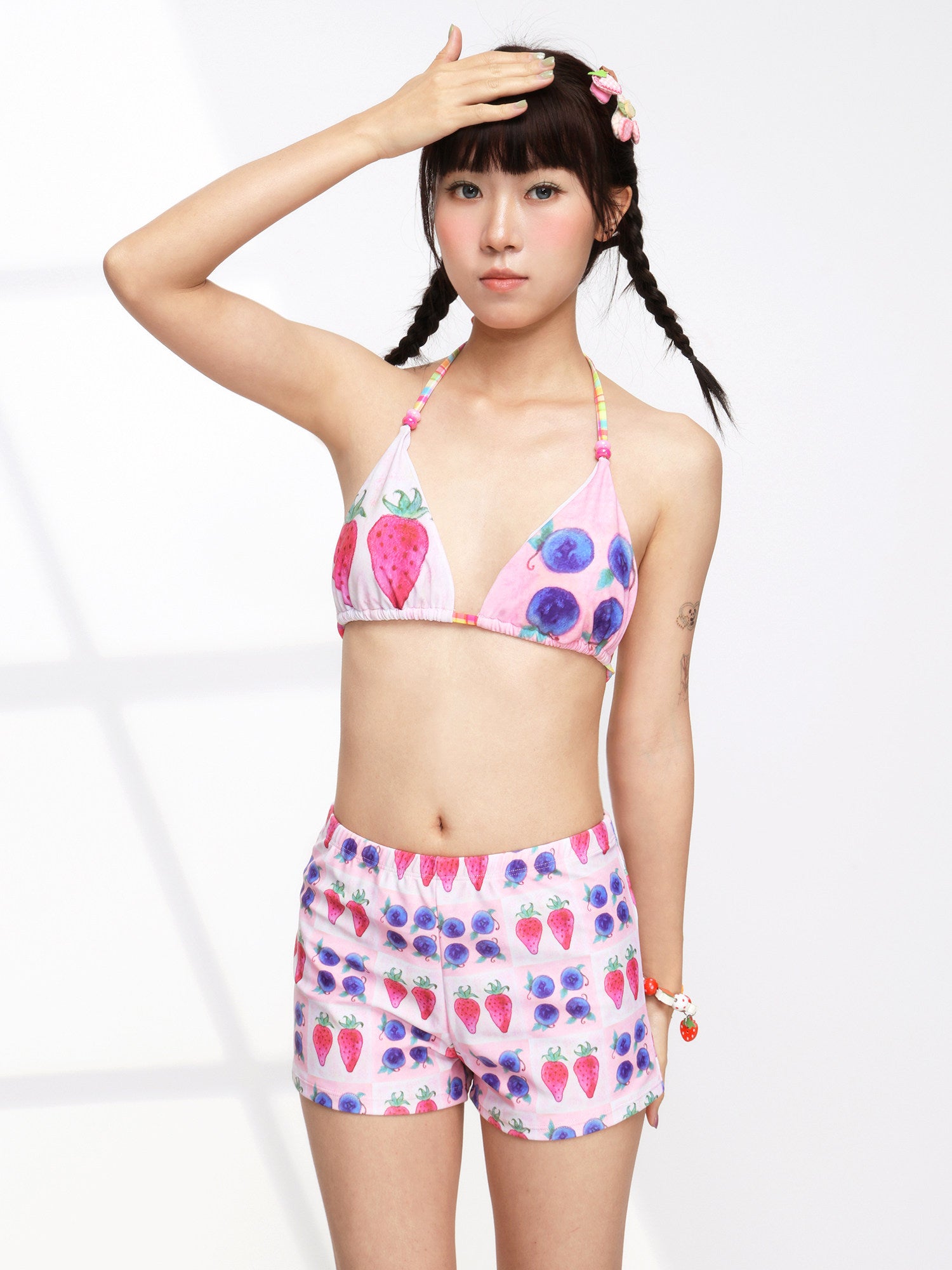 FRUITS - Strawberry Apple Print Bikini Set bikini Fruits