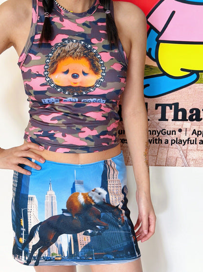 bunnybunnygun - Y2K Stretch Tank Top camisole bunnybunnygun