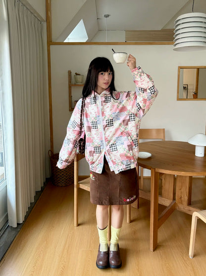KaiXin hostel - Original Patchwork Print Jacket jacket KaiXin hostel