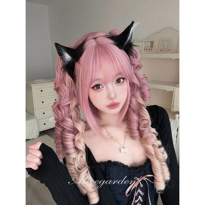 Alice Garden - Pink Gradient Twin Tail Wig wig Alice Garden