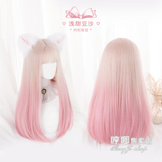 HengJi – Decora Kei Pink Gradient Wig wig hengji