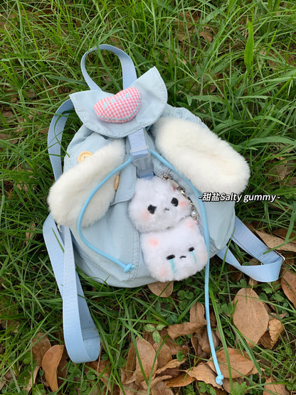 Salty Gummy - Y2K Bunny Ear Backpack Cute Nylon Sweet Girl bag Salty Gummy