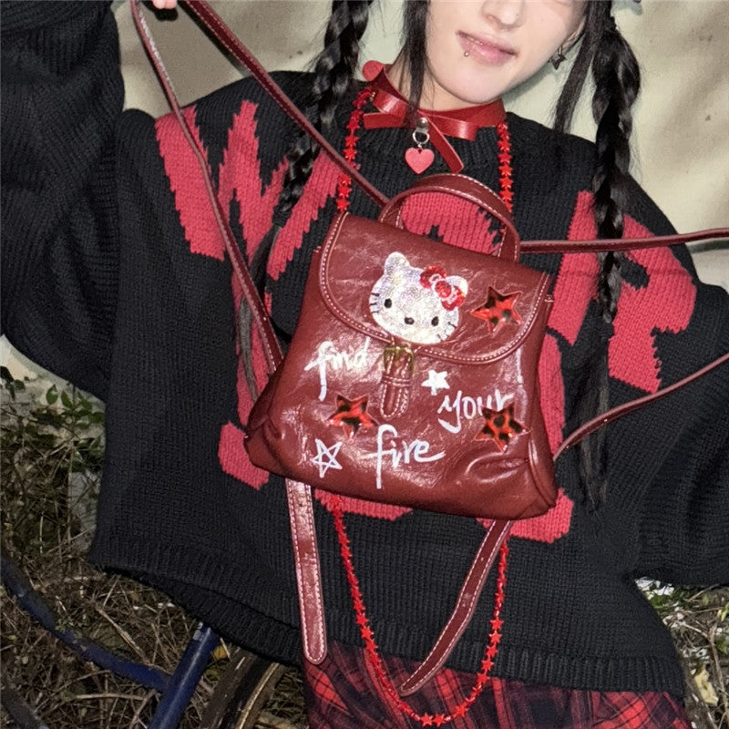 Hottie - Y2K Mini PU Backpack bag Hottie