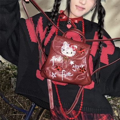 Hottie - Y2K Mini PU Backpack bag Hottie