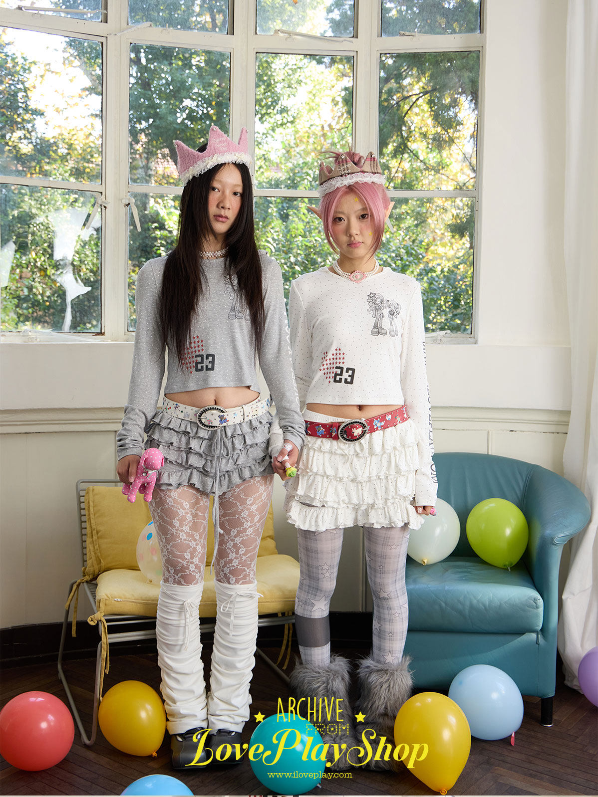 loveplay – Star Print Cake Skort skirt loveplay