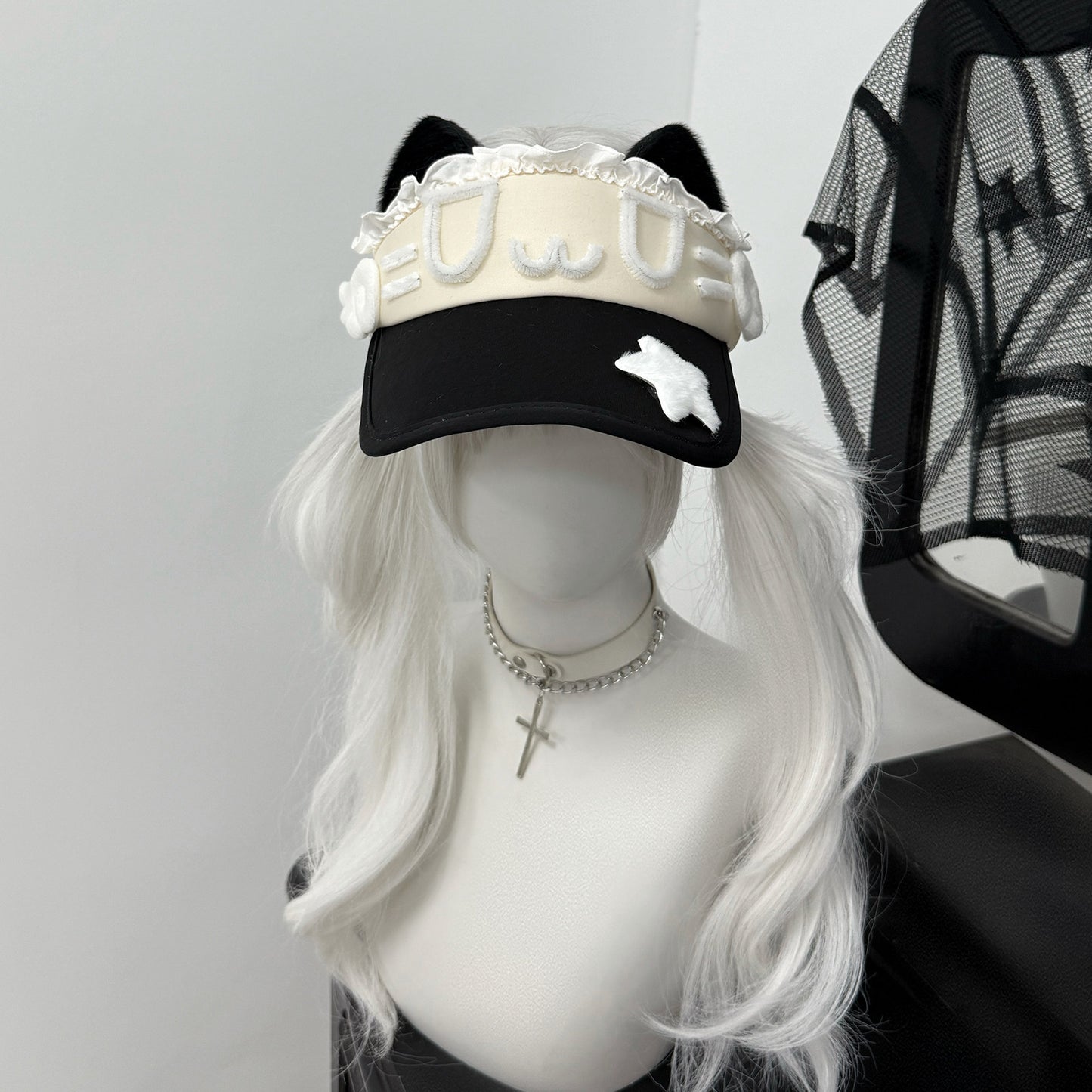 1Gangster Inn - Cat Ear Japanese Sun Visor Hat hat 1GASTERINN