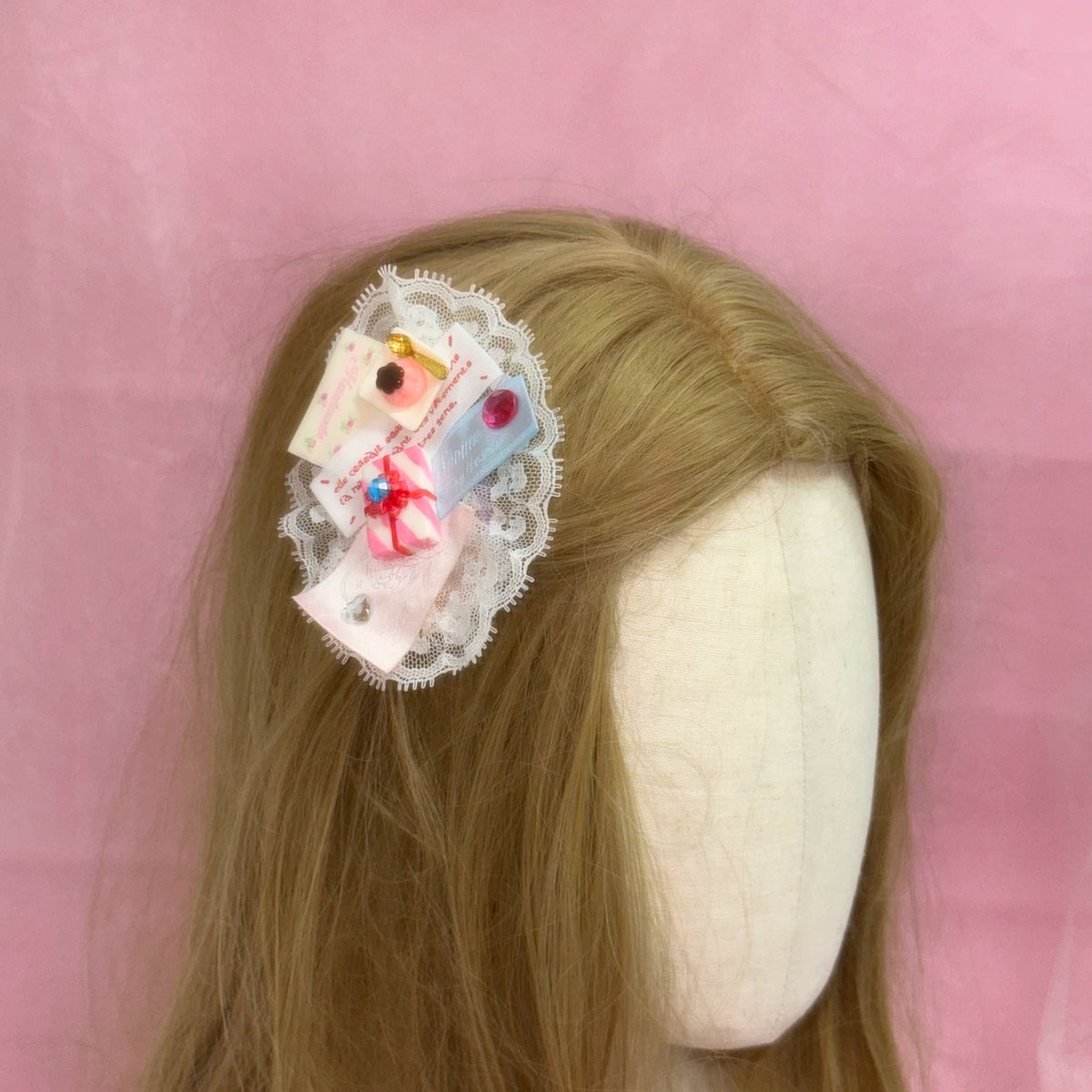 Salty Gummy - Y2K Lace Rhinestone Hair Clip hair clip Salty Gummy