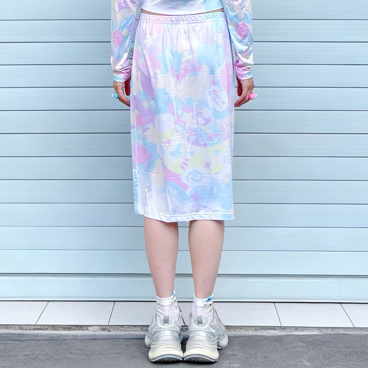 Rainbow Universe RUX - Pastel Decora Long Sleeve Skirt Set set Rainbow Universe RUX