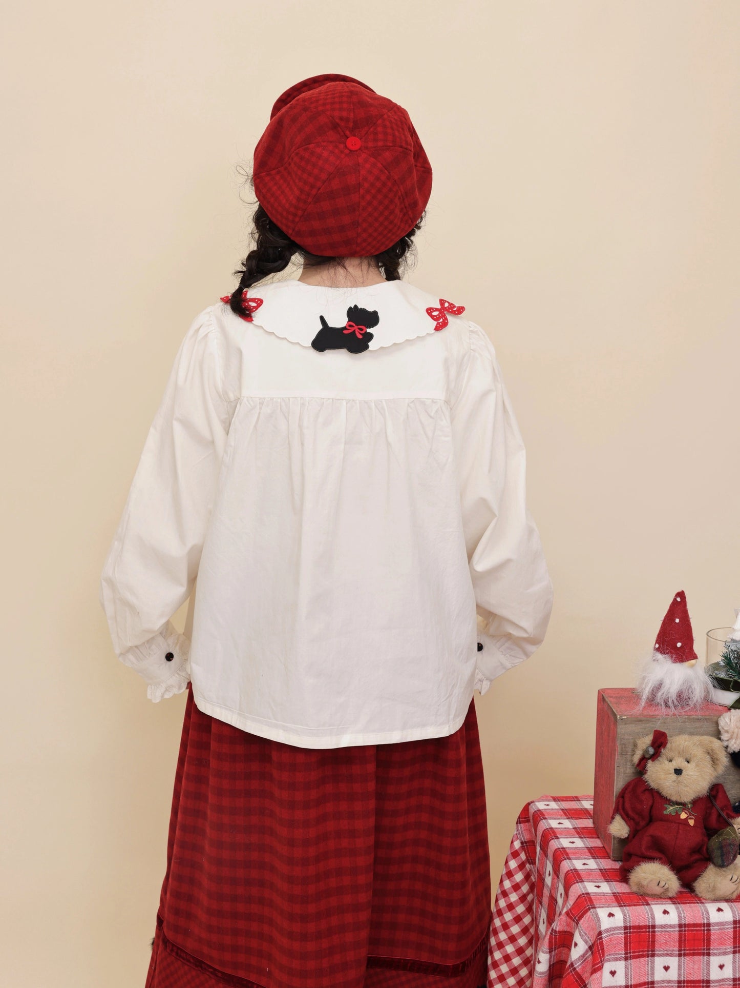 SemenCoicis - Kawaii Puppy Doll Collar Blouse blouse SemenCoicis