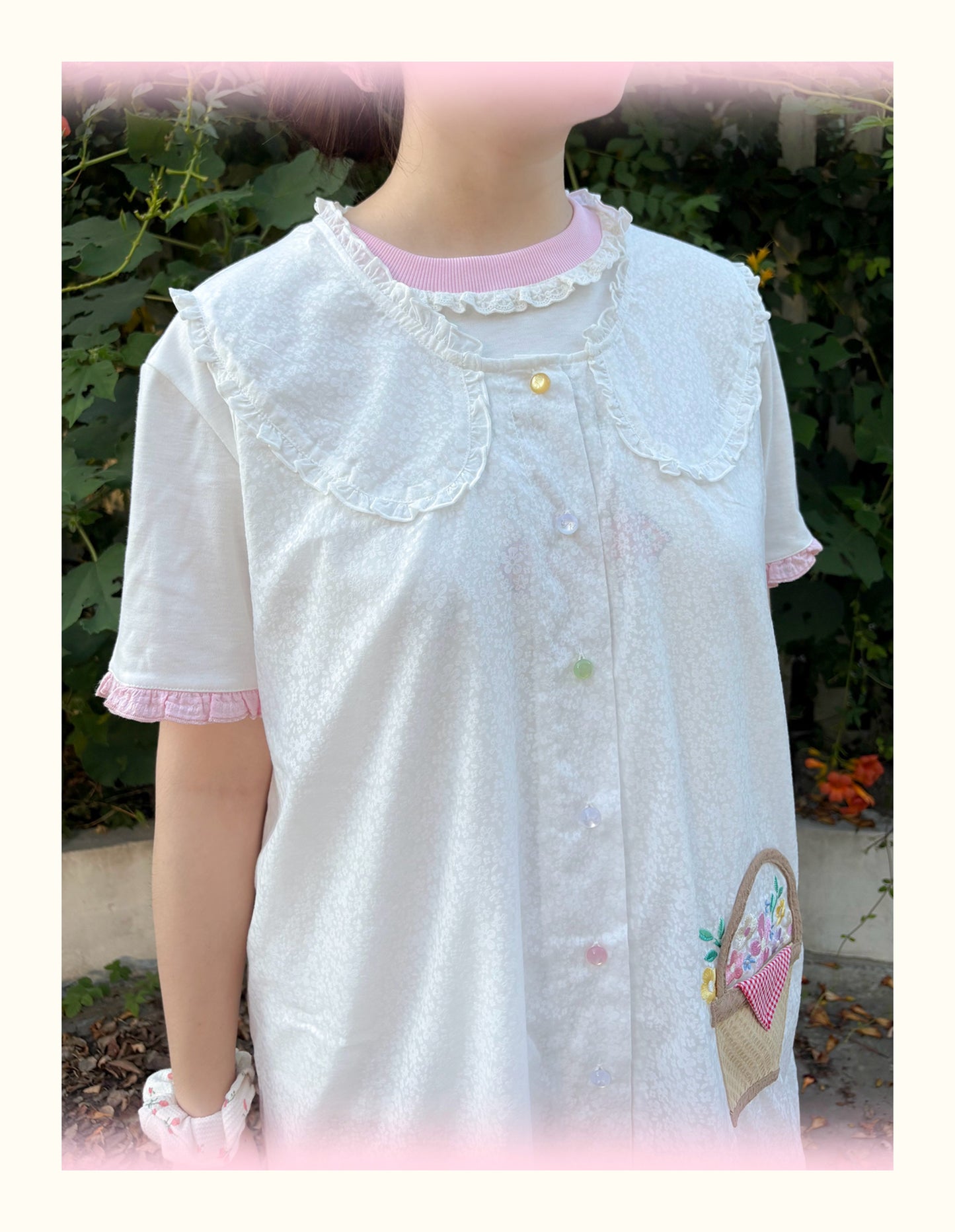 Little Berry - Kawaii Strawberry Basket Layered Dress dress Little Berry