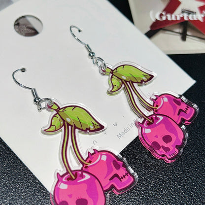 Strangelab - Y2K Earrings Punk Devil Cherry Earrings earrings strangelab