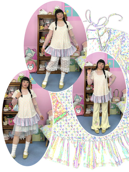 shishihshop - Layered Look Loose Dress dress shishihshop