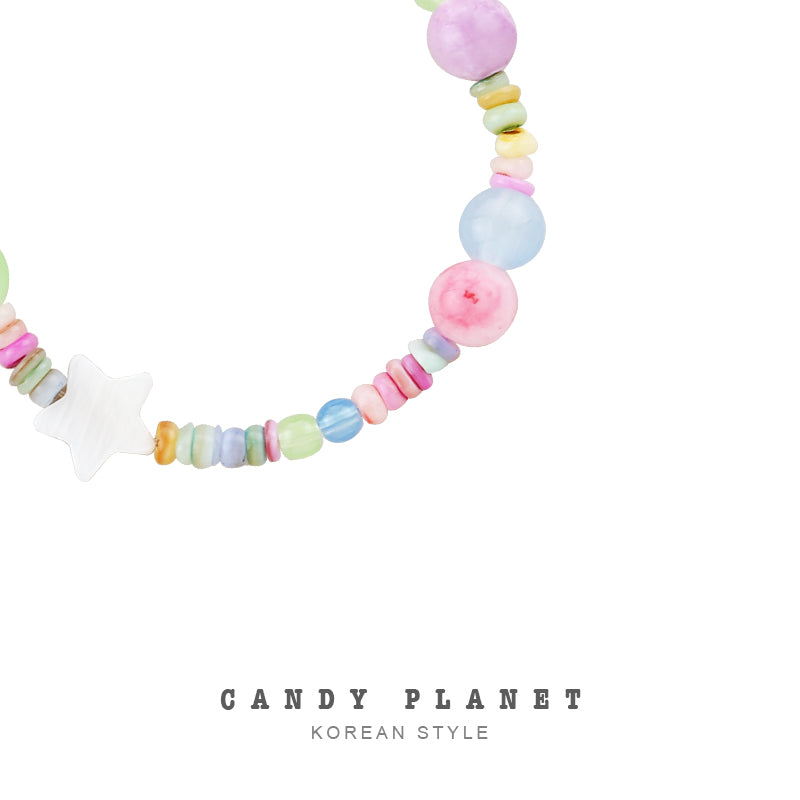 Candy Planet - Decora Kei Candy Color Beaded Bracelet bracelet candy planet
