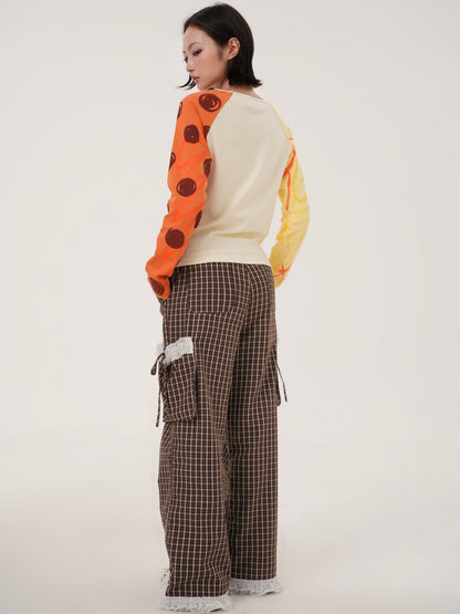 Rabbit Rain - Chocolate Plaid Adjustable Drawstring Pants PANTS RabbitRain