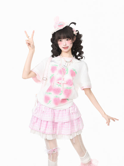 Languid Park - Strawberry Wing Charm Tee