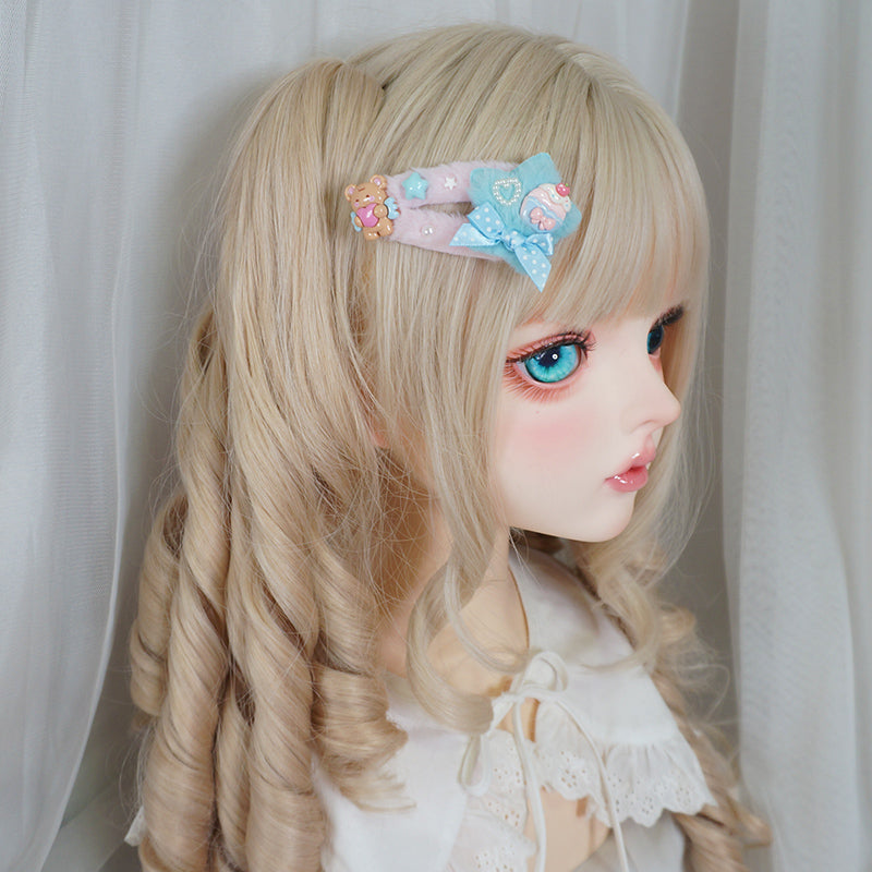 Maojiang Decora Kei Plush Star Clip hair clip maojiang