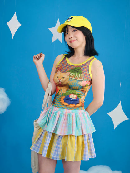MeowMeow Bug – KidCore Printed Sleeveless Tank Top vest MeowMeow Bug