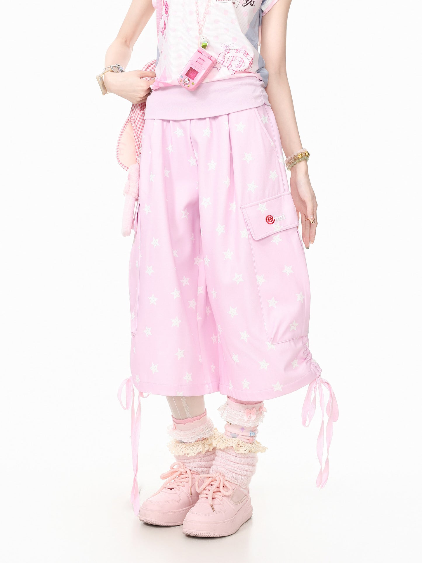 Languid Park - Star Cargo Drawstring Shorts shorts Languid Park