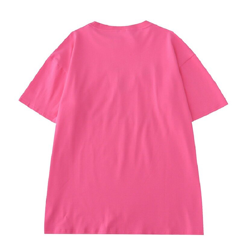 Toothshop - Whimsical Girl Heart Bunny Print Oversized T-Shirt tshirt toothshop