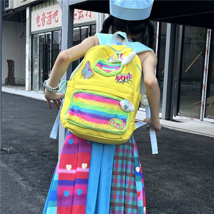 Hottie - Decora Kei Rainbow Star Backpack backpack Hottie