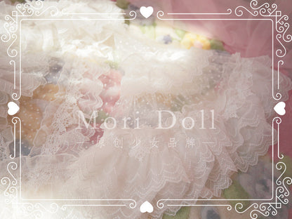 Mori Doll - Sheer Lace Flared Sleeve Blouse blouse Mori Doll