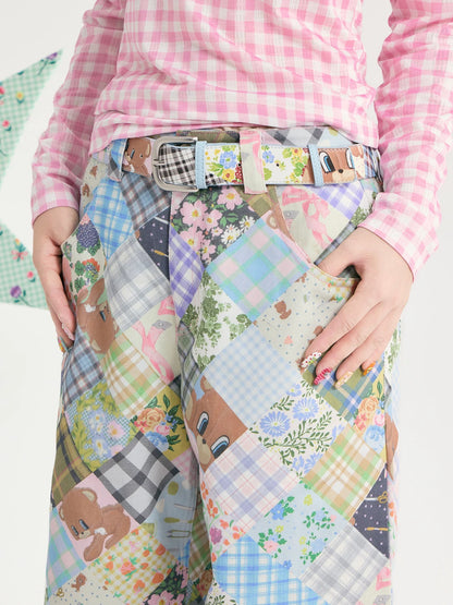 tntntutu - Teddy Patchwork Print Belt belt tntntutu