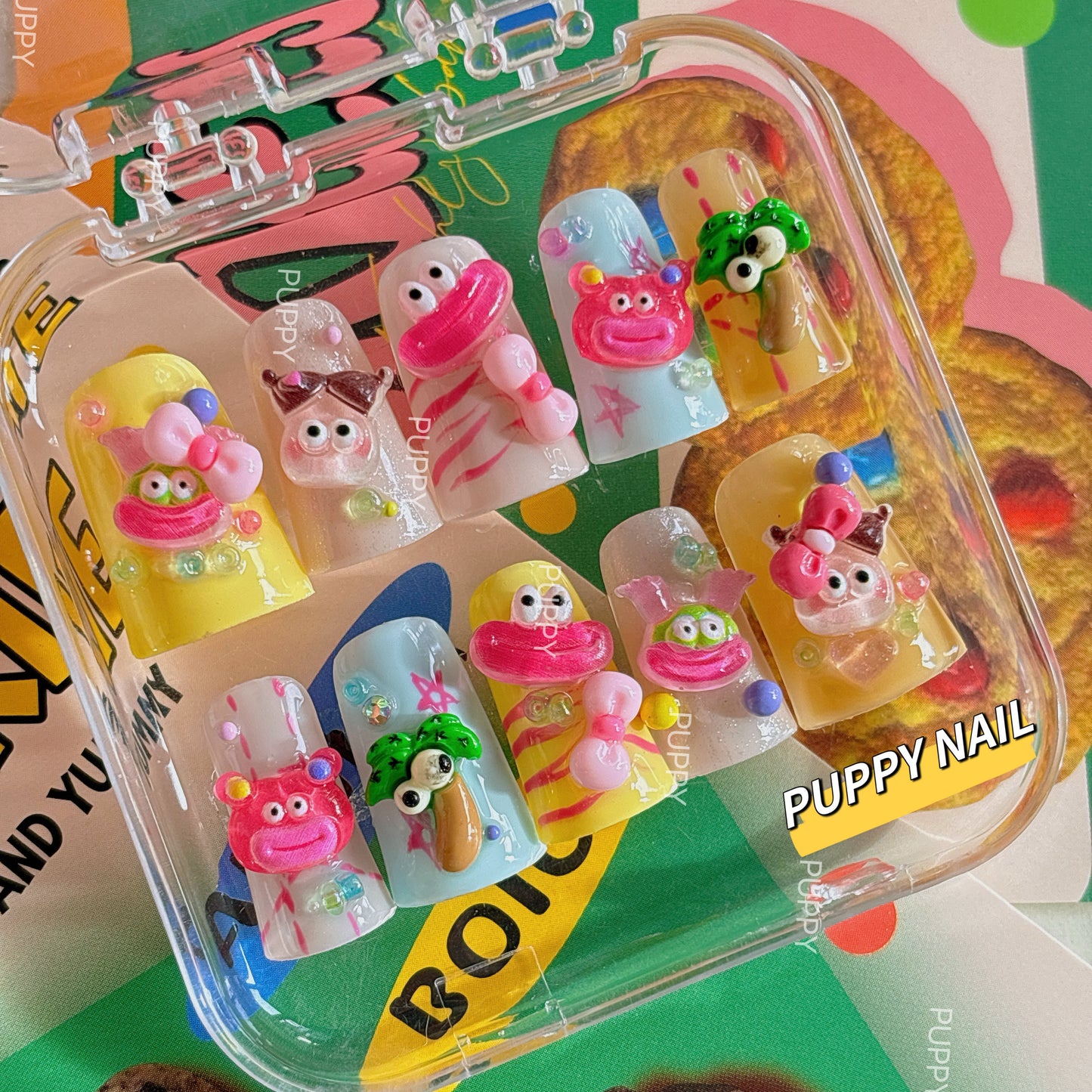 PUPPY - Cute Duckbill Press-On Nails NAILS PUPPY