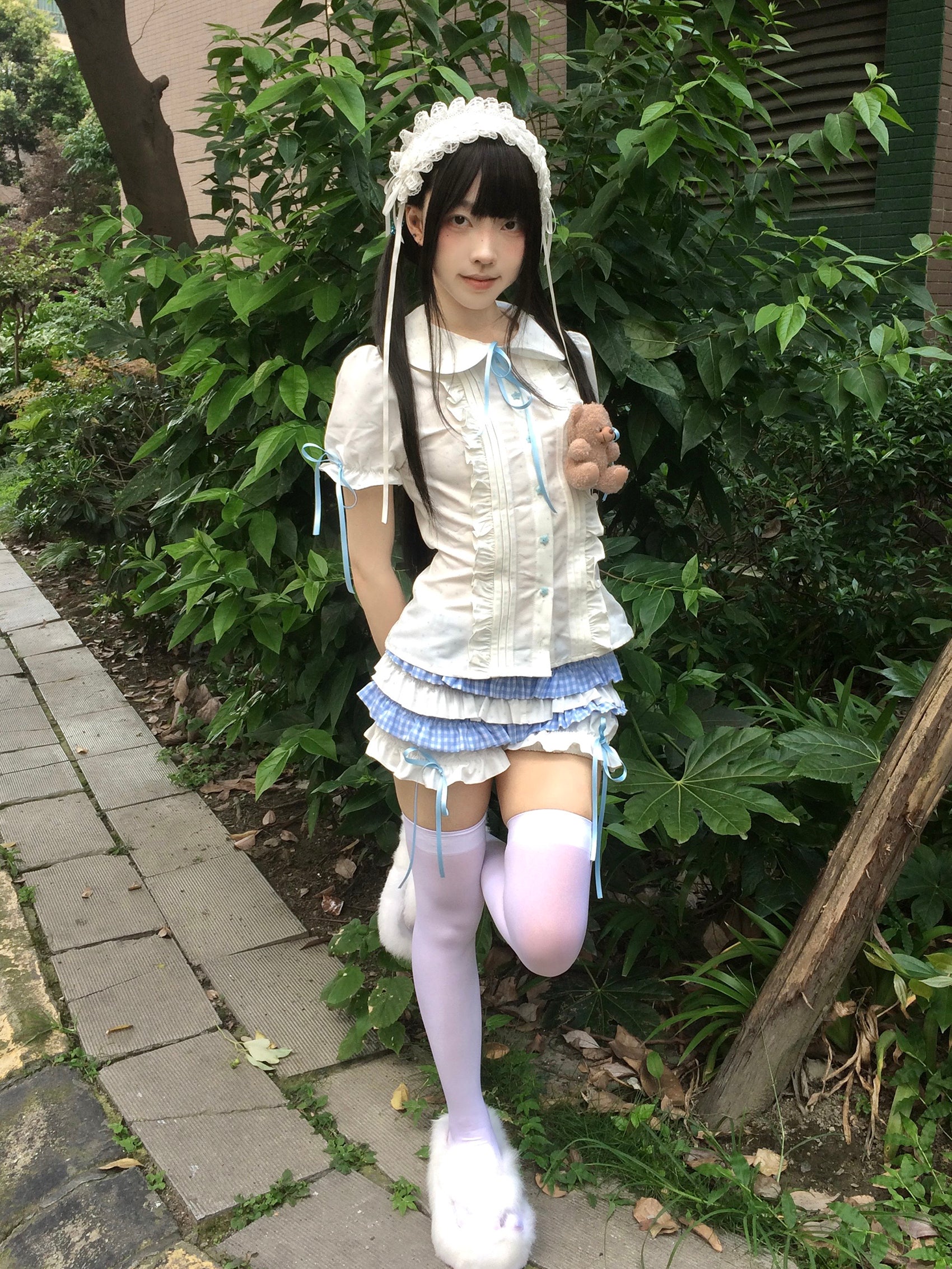 MAMAWEI - Kawaii Printed Blouse & Cake Skirt-Pants set MAMAWEI