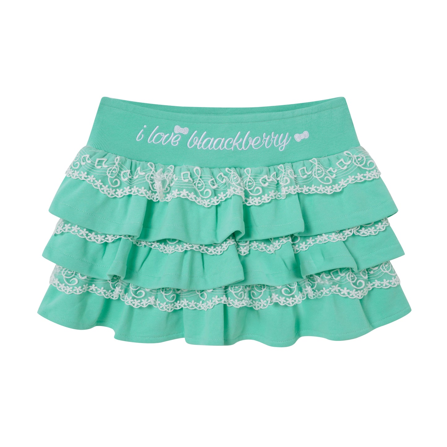 BlackBerry - Mint Green Y2K Two-Piece Skirt Set set BlackBerry