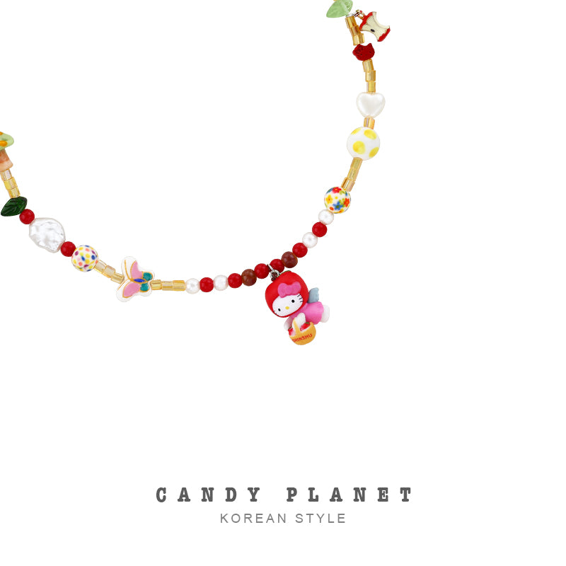 Candy Planet - Decora Kei Kitty Fairy Beaded Necklace necklace candy planet