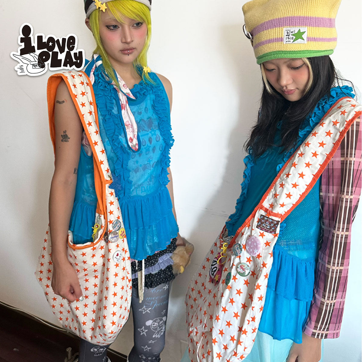 loveplay – Orange Star Crossbody Bag bag loveplay