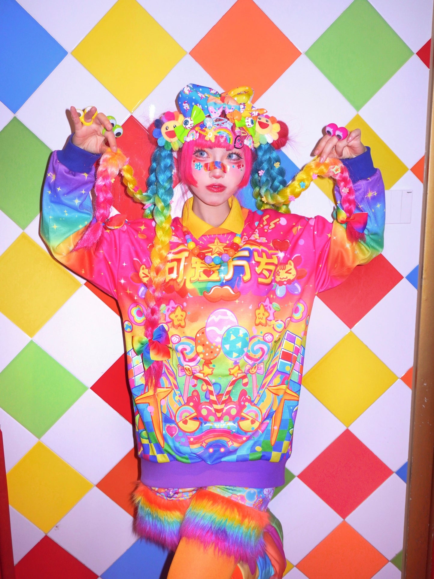 Dream Bubble - Decora Rainbow Cuteness Sweatshirt sweatshirt Dream Bubble