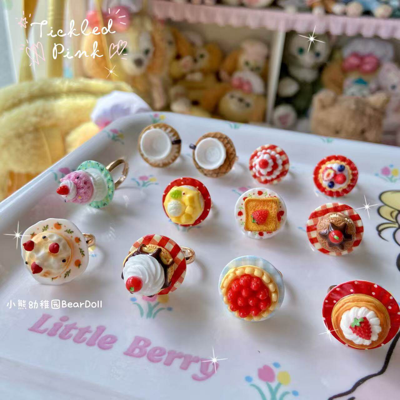 Bear Doll - Cake Dessert Ring ring Bear Doll