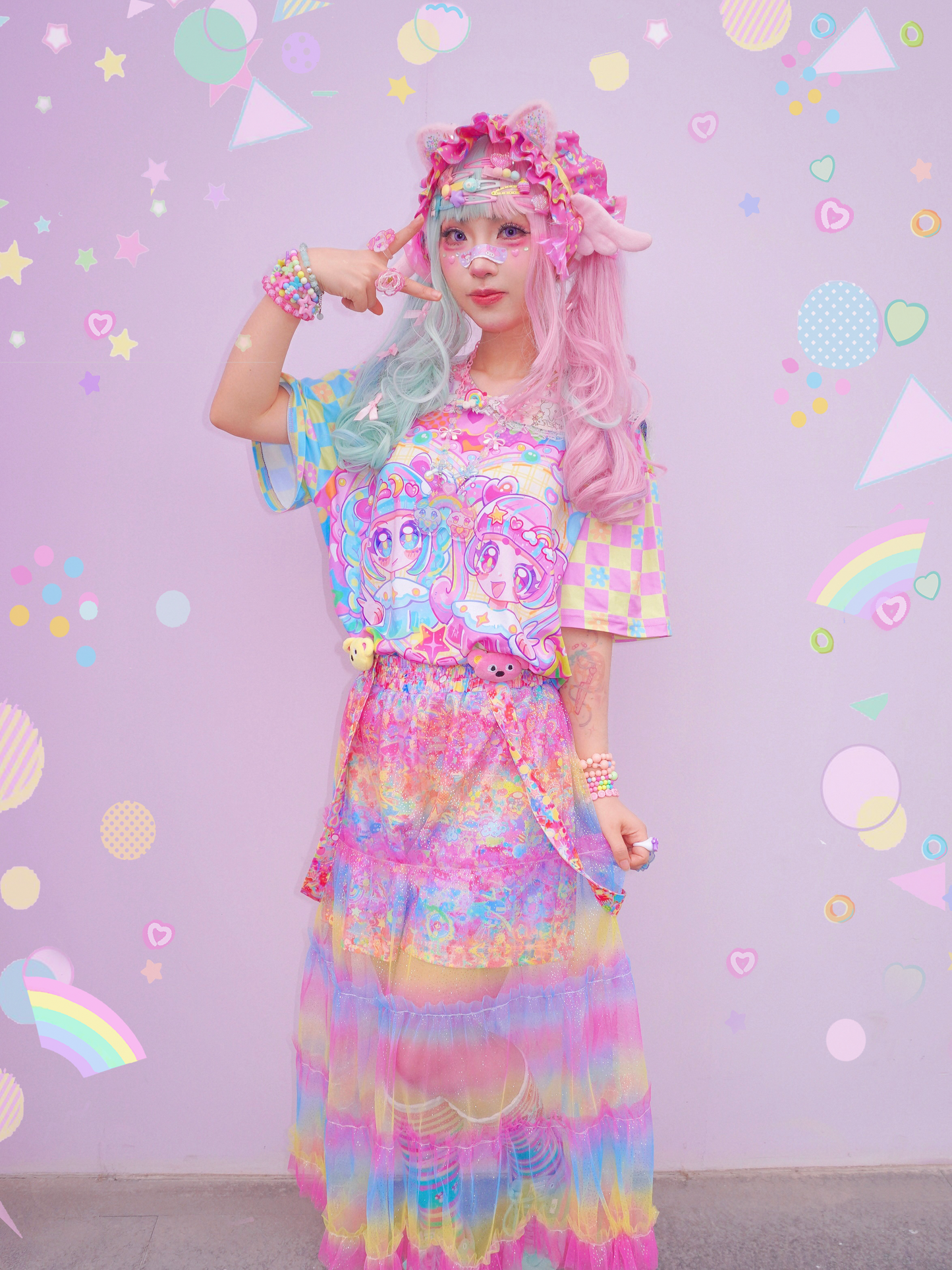 Dream Bubble - Pastel Gradient Sparkle Tulle Dress skirt Dream Bubble