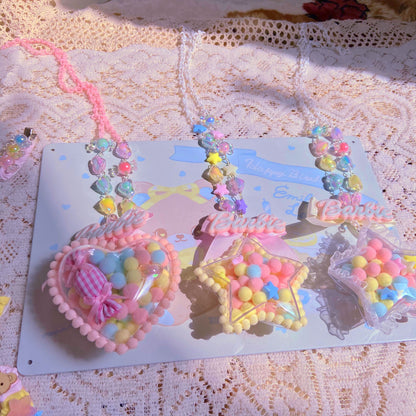 Bear Doll Kawaii Necklace | Sweet Pendant Necklace necklace Bear Doll
