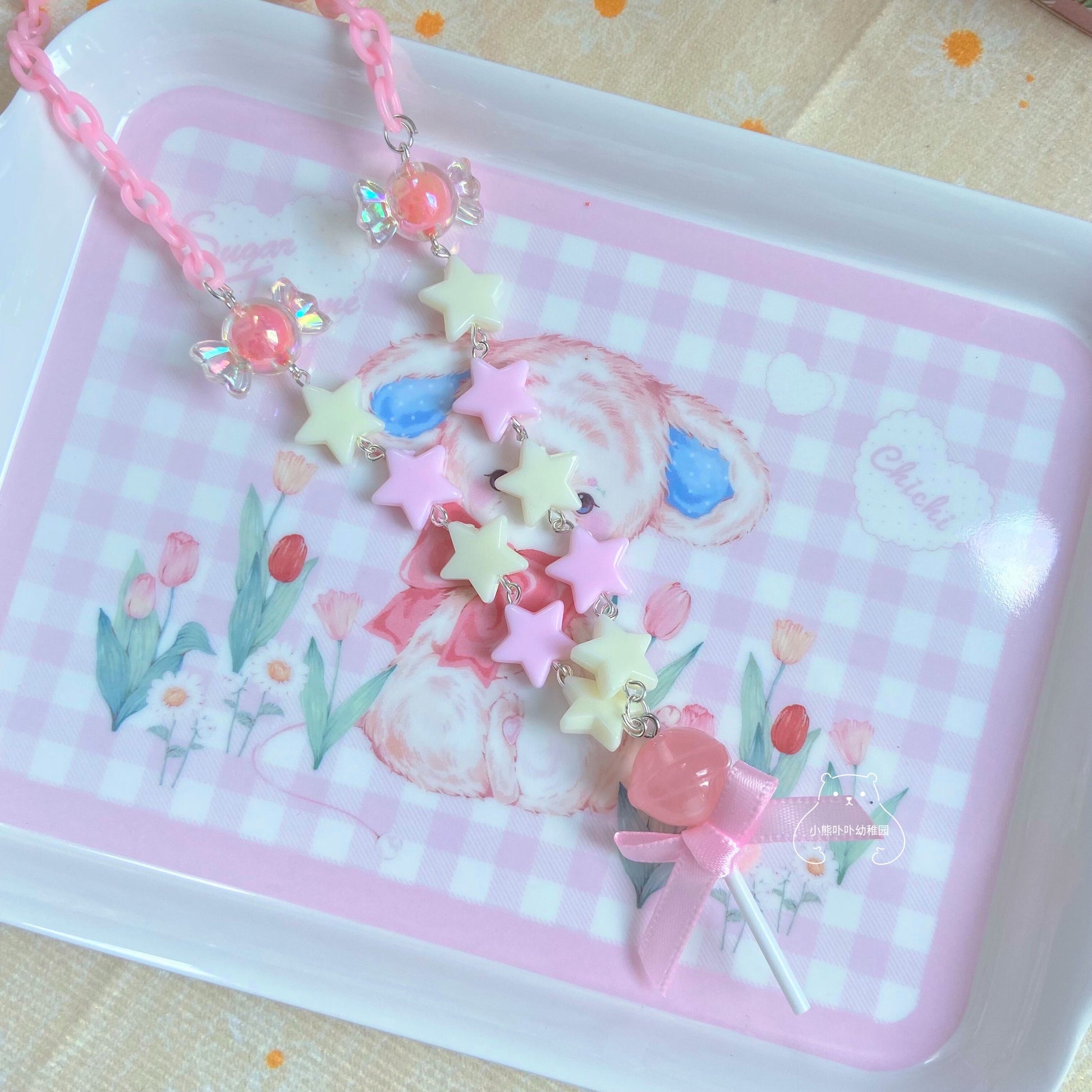 Bear Doll - Kawaii Lollipop Candy Pendant Necklace necklace Bear Doll