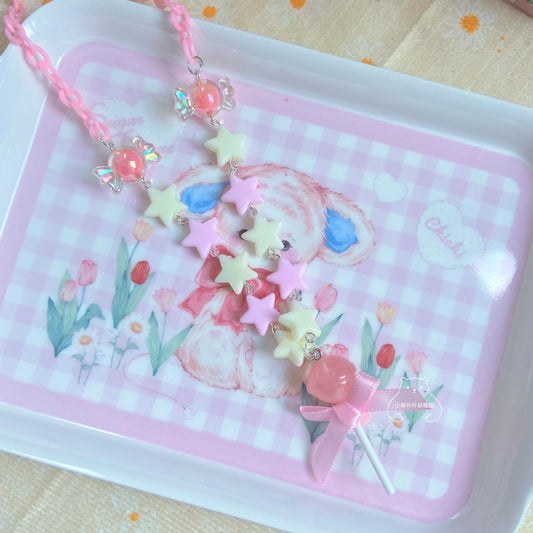 Bear Doll - Kawaii Lollipop Candy Pendant Necklace necklace Bear Doll