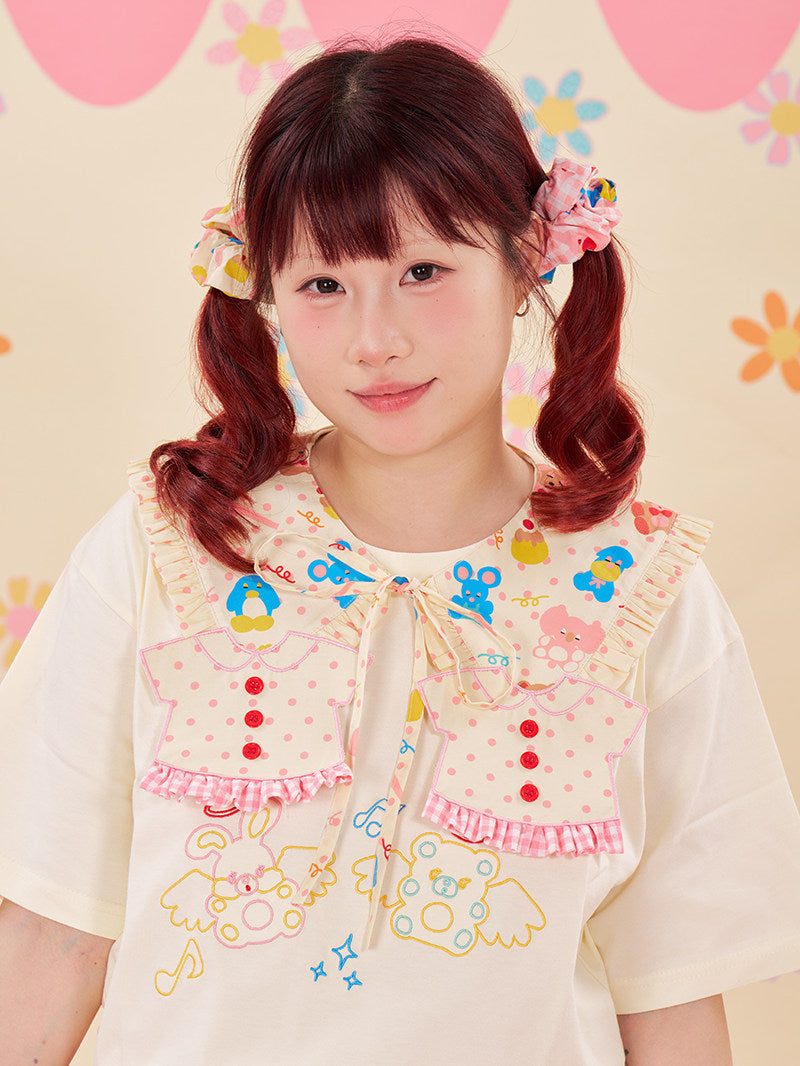 NIKKOU 小衣服花边假领子三款 百搭可爱 collar Nikkou home