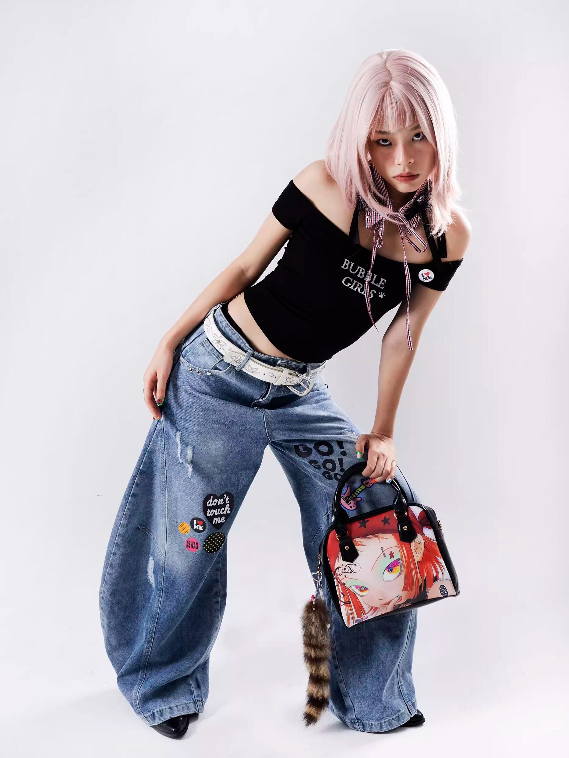 Oogreenapple - PU Doll Itabag Shoulder Bag bag Oogreenapple