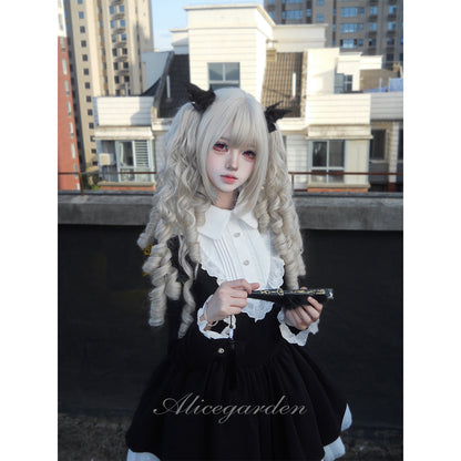 Alice Garden - Kawaii Moonlight White Twin-Tail Wig wig Alice Garden