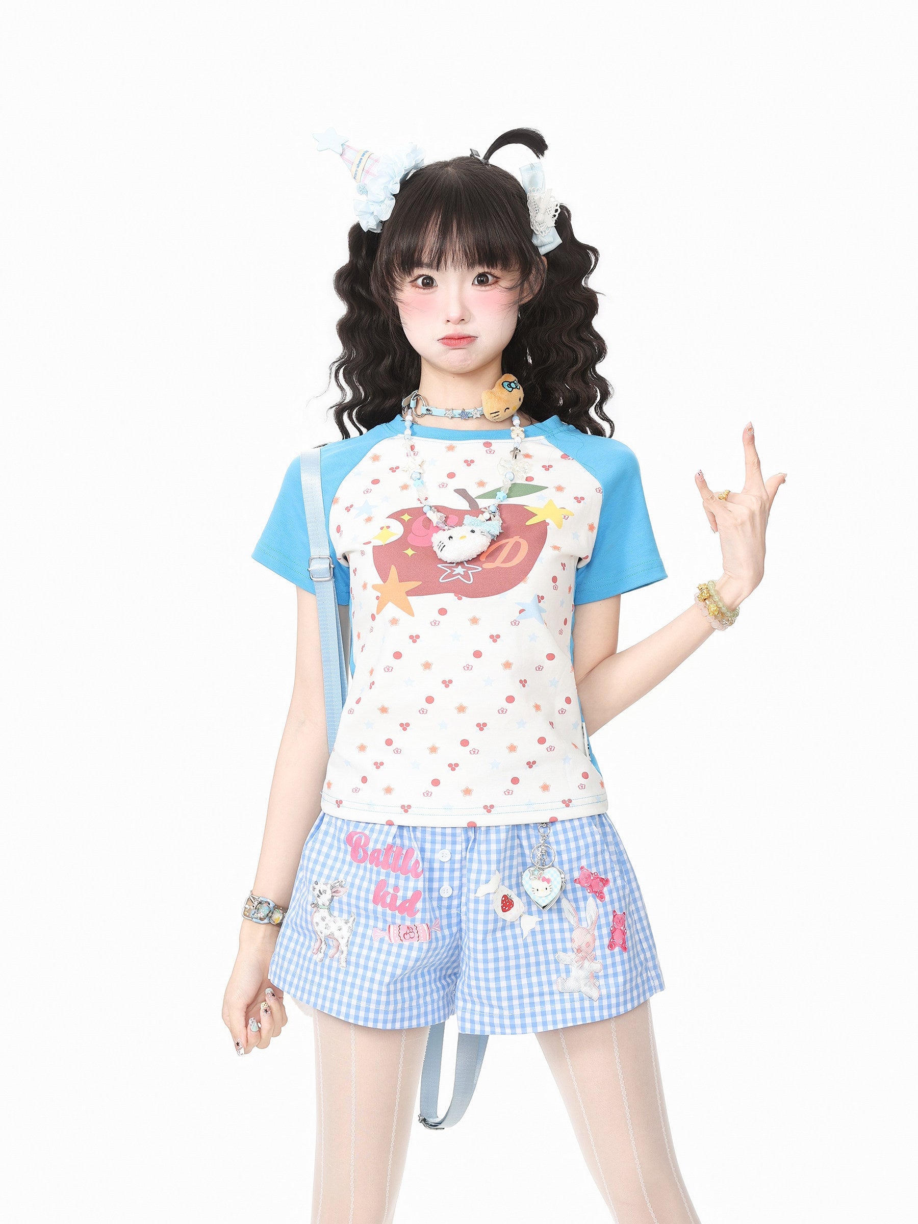 Languid Park - Star Print Sweet Tee shirt Languid Park