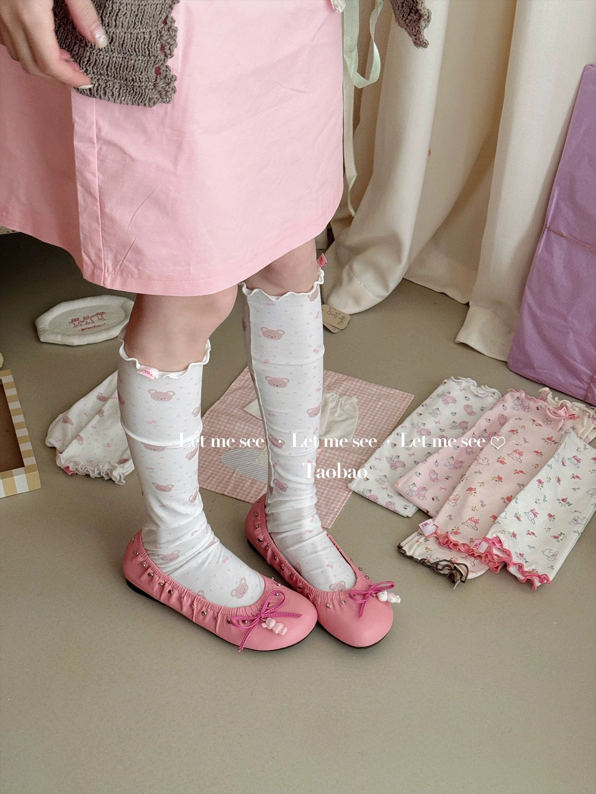 LET ME SEE - Sweet Slouch Knee-High Socks socks let me see