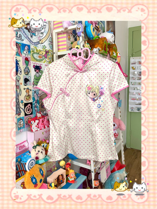 Bodytalk - Strawberry Qipao Style Top shirt bodytalk