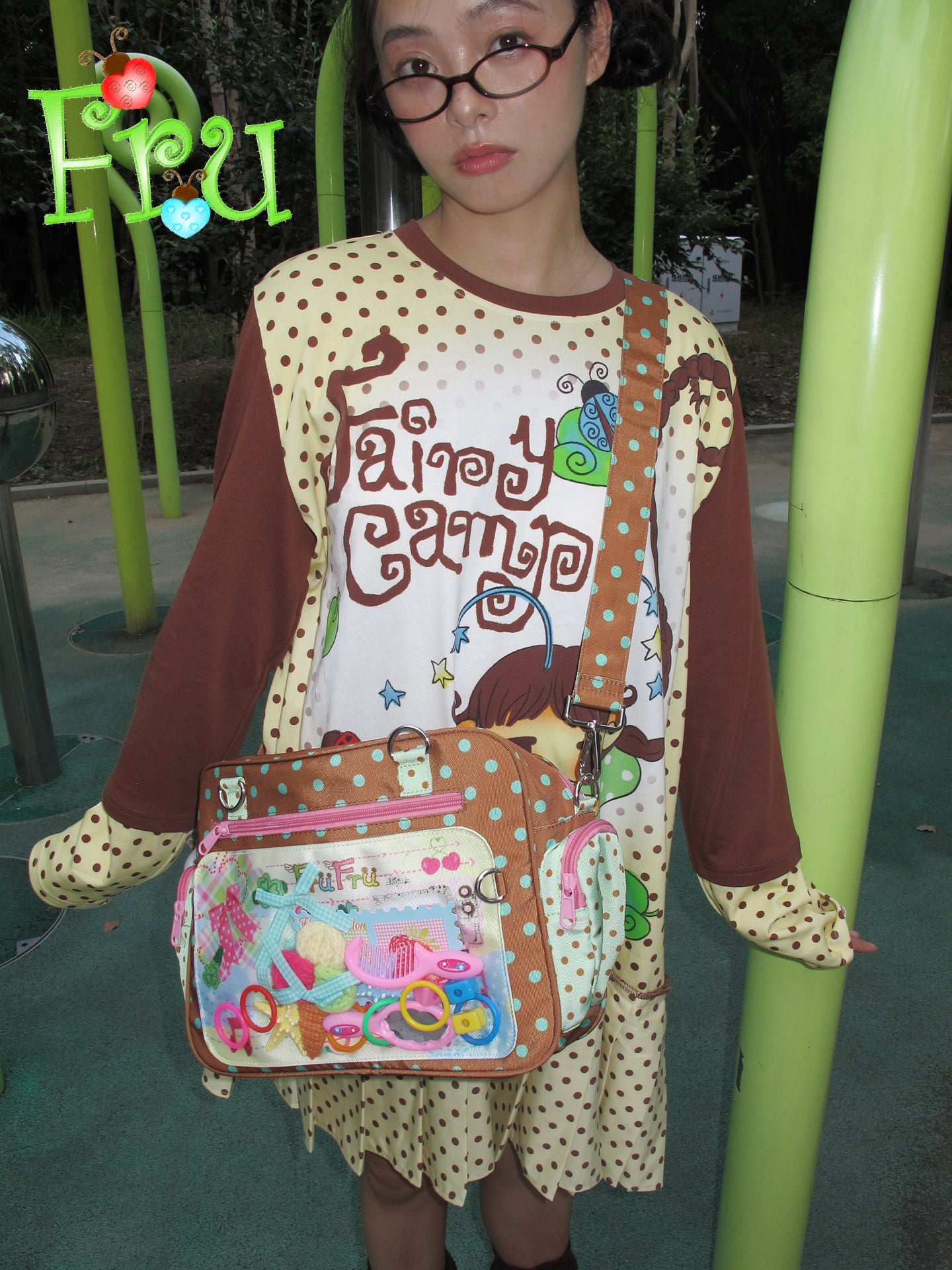 FruFru - Kawaii Itabag Printed Transparent Crossbody Itabag bag frufru