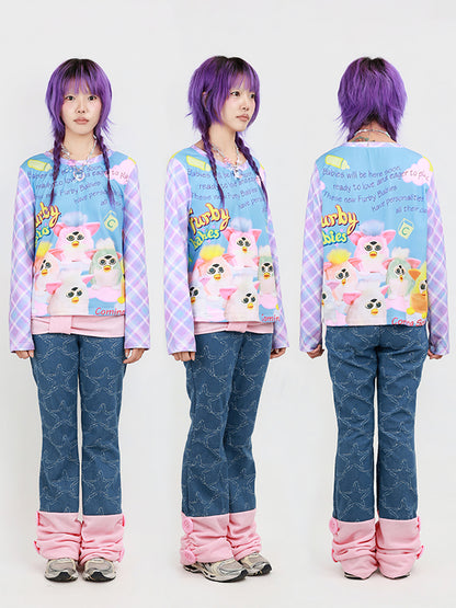 NIHON KIDS - 90s Retro Toy Phoebe Long Sleeve Tee sweatshirt NIHON KIDS