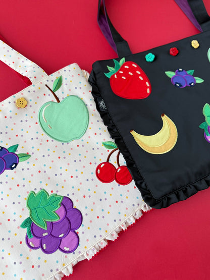 Ate a Dream - Retro Fruit Embroidered Shoulder Bag bag Ate a Dream